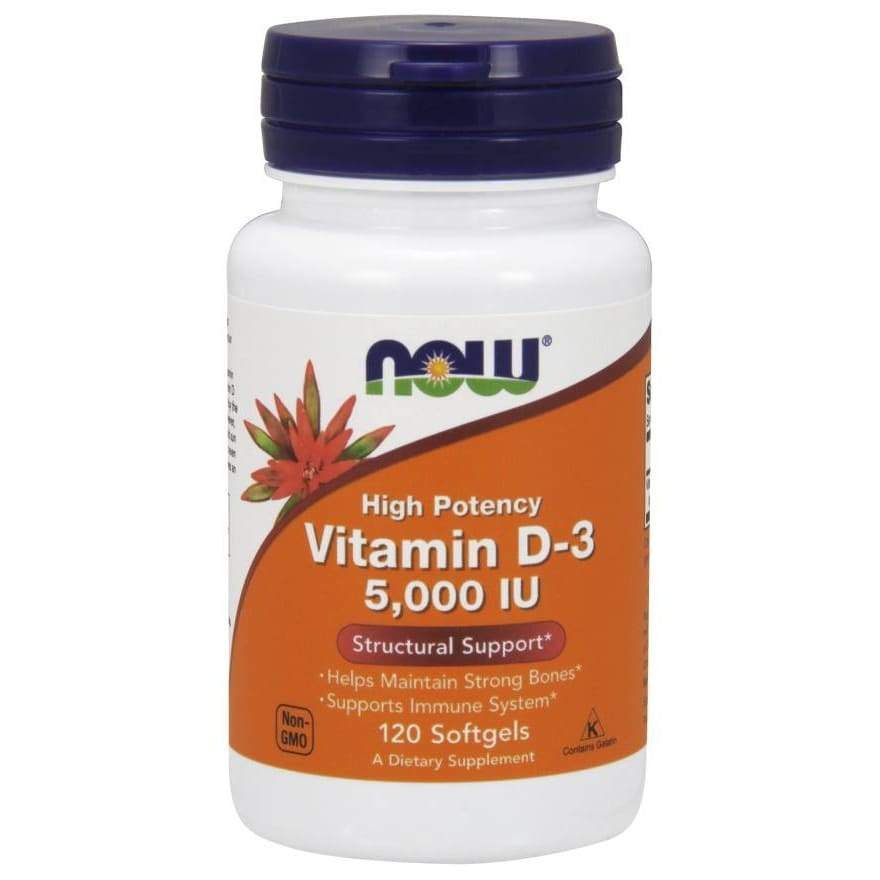 Vitamin D-3, 5000 IU - 120 softgels