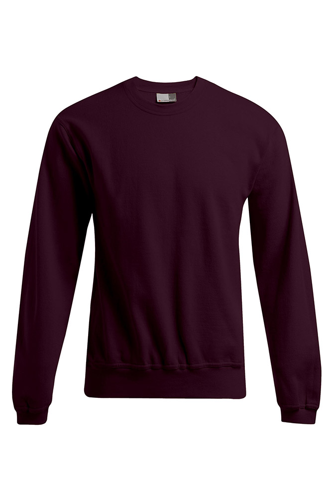 Sweatshirt 80-20 Plus Size Herren, Burgund, XXXL