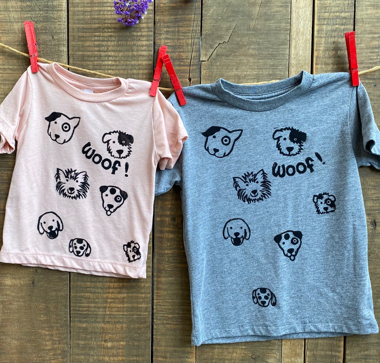 Kids & Baby Woof Tri Blend T Shirt