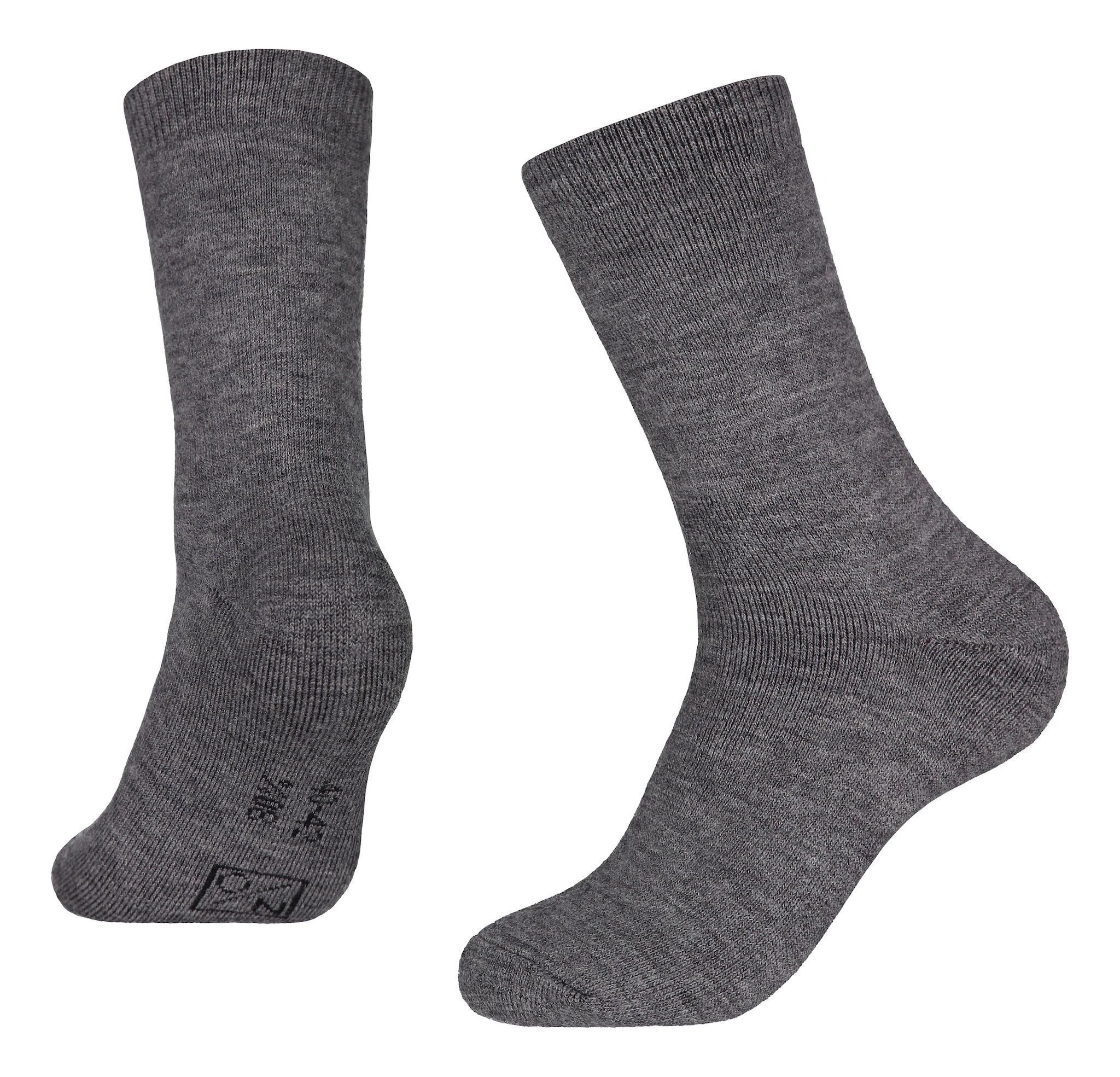 North Outdoor Merino Wool Socks - Merino 80, Dark Grey / 45-47
