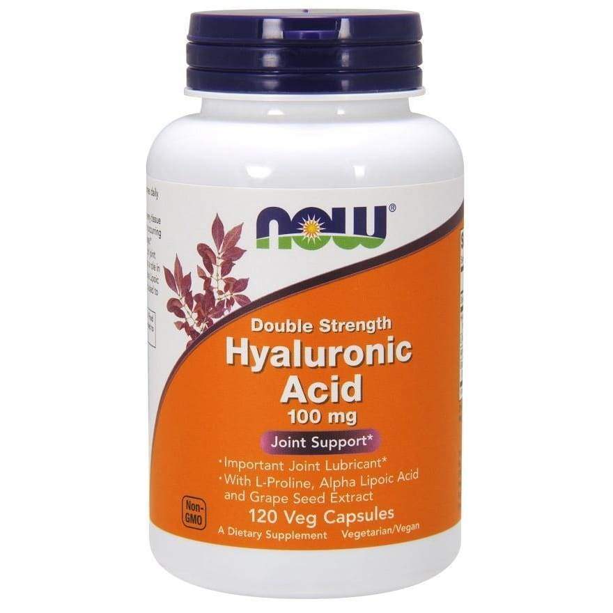 Hyaluronic Acid, 100mg Double Strength - 120 vcaps
