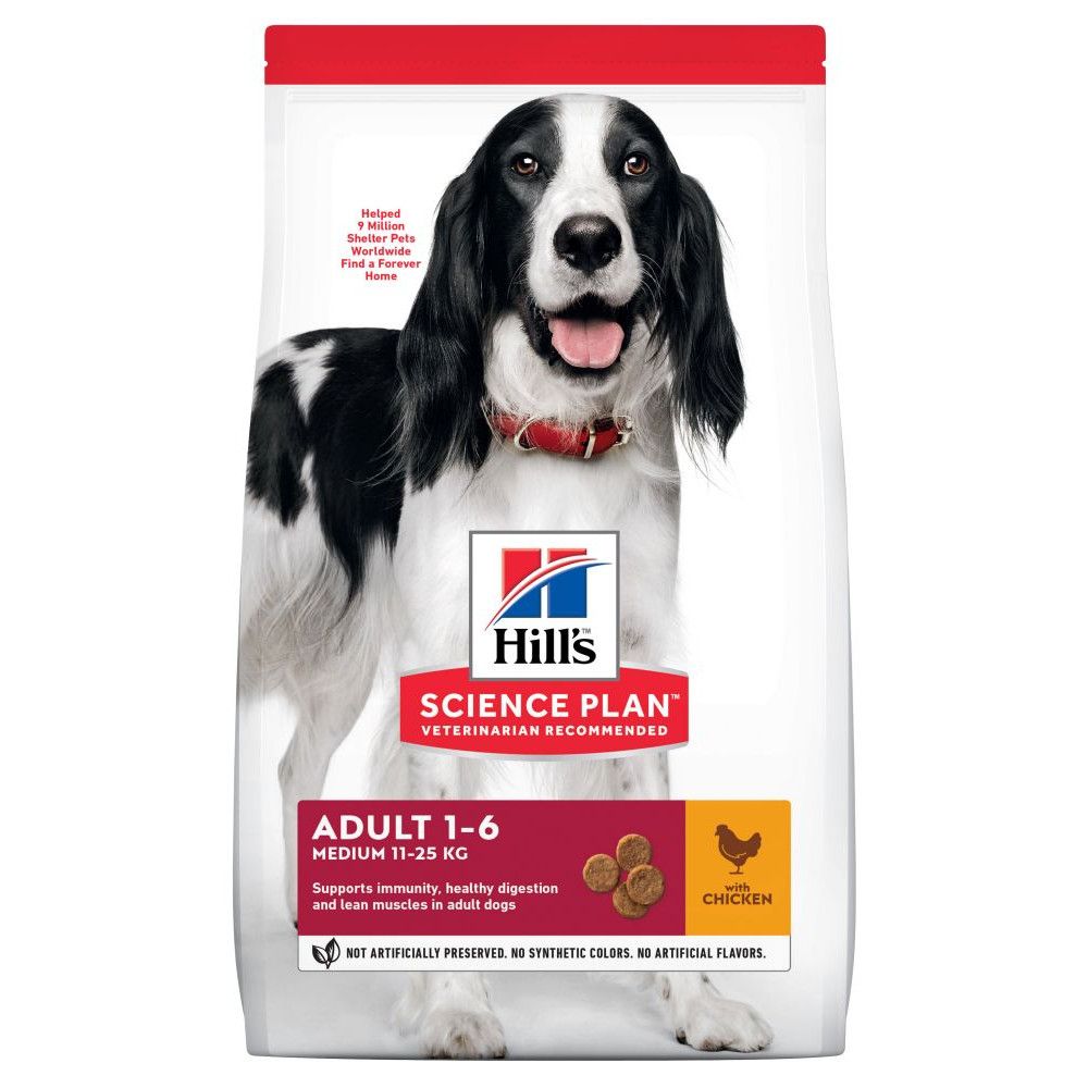 Hill's Science Plan Adult 1-6 Medium with Chicken - 14kg