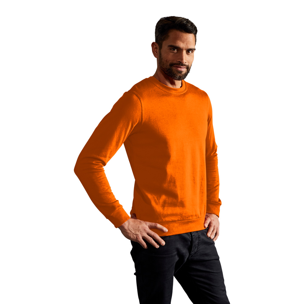Premium Sweatshirt Herren, Orange, L