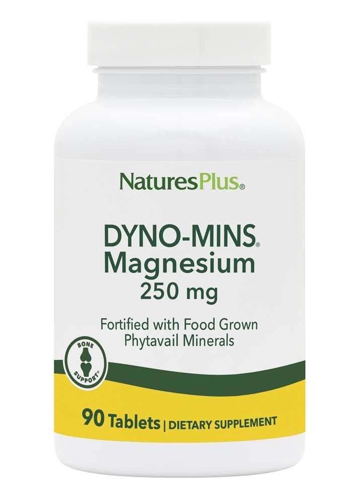 Natures Plus - Dyno-Mins Magnesium 250 mg. - 90 Tablets