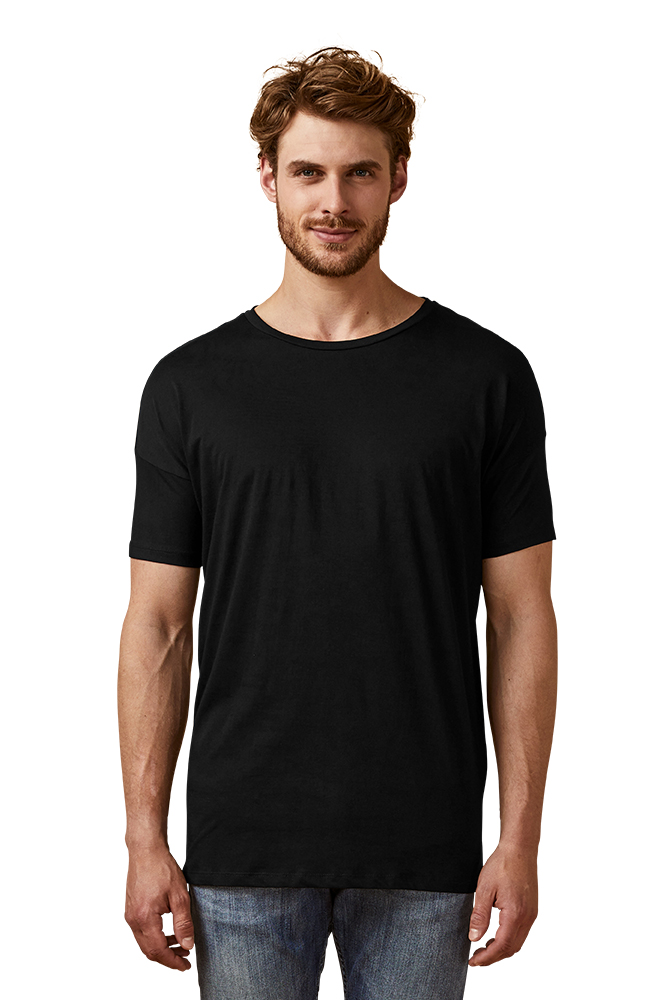X.O Oversized T-Shirt Herren, Schwarz, XL