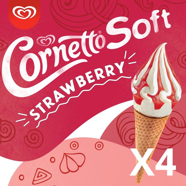 Cornetto Soft strawberry