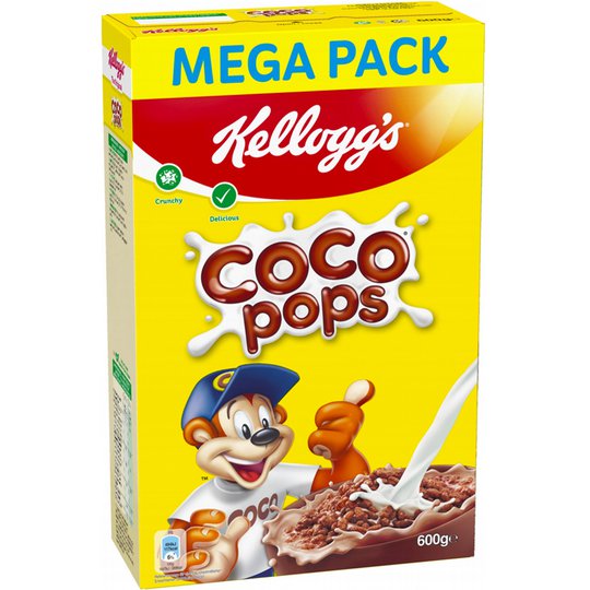 Aamiaismurot "Coco Pops Mega Pack" 600 g - 50% alennus
