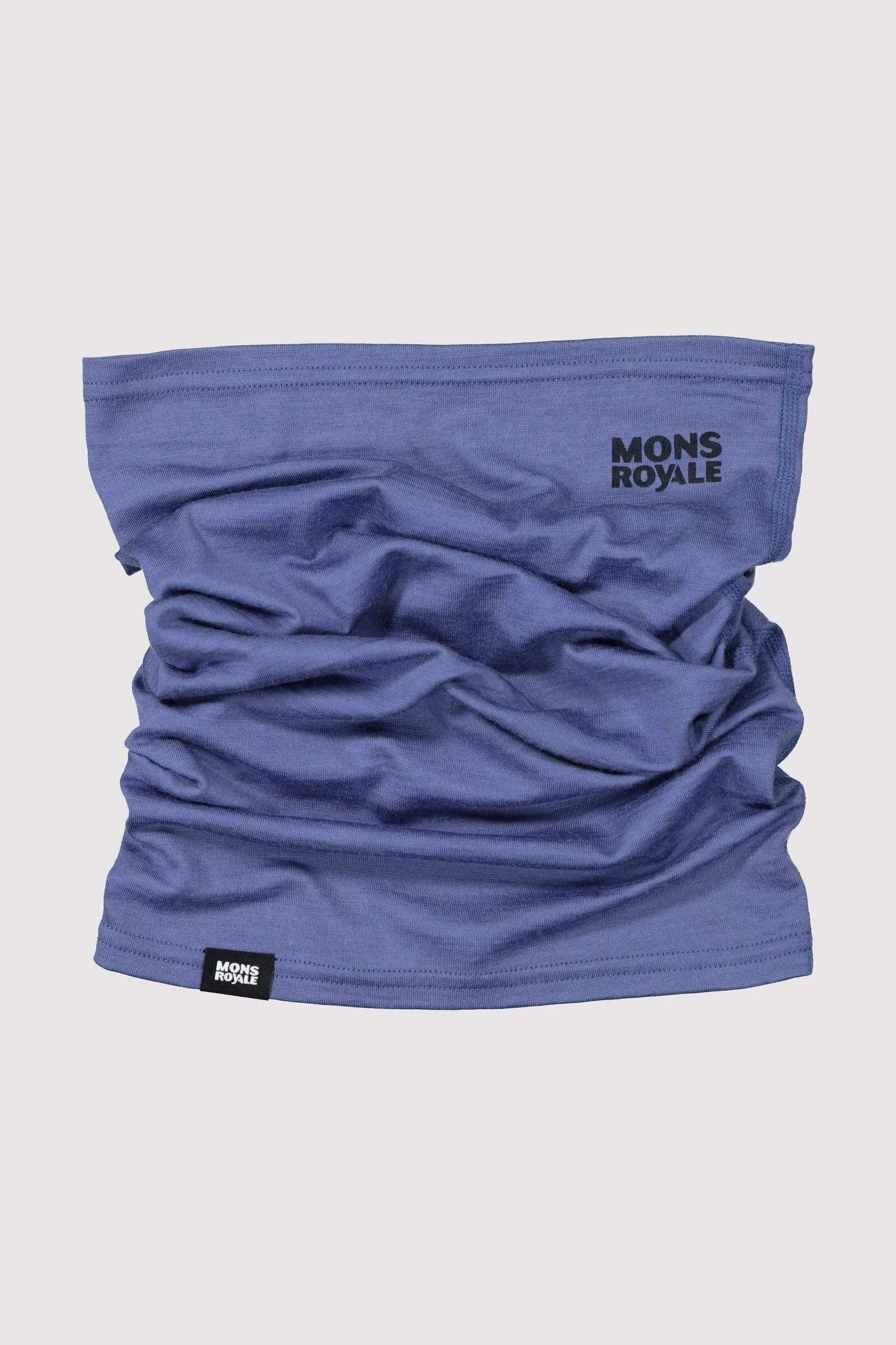 Mons Royale Daily Dose Neckwarmer - Merino Wool, Blue Velvet