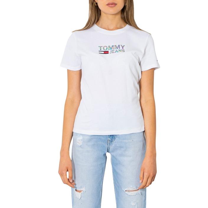 Tommy Hilfiger Jeans Women's T-Shirt White 298811 - white XXS