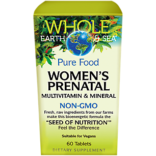 Women's Prenatal Multivitamin & Mineral - Non-GMO (60 Tablets)