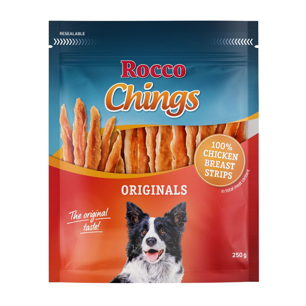 Rocco Chings Originals Chicken Breast Strips - Super Saver Pack: 12 x 250g