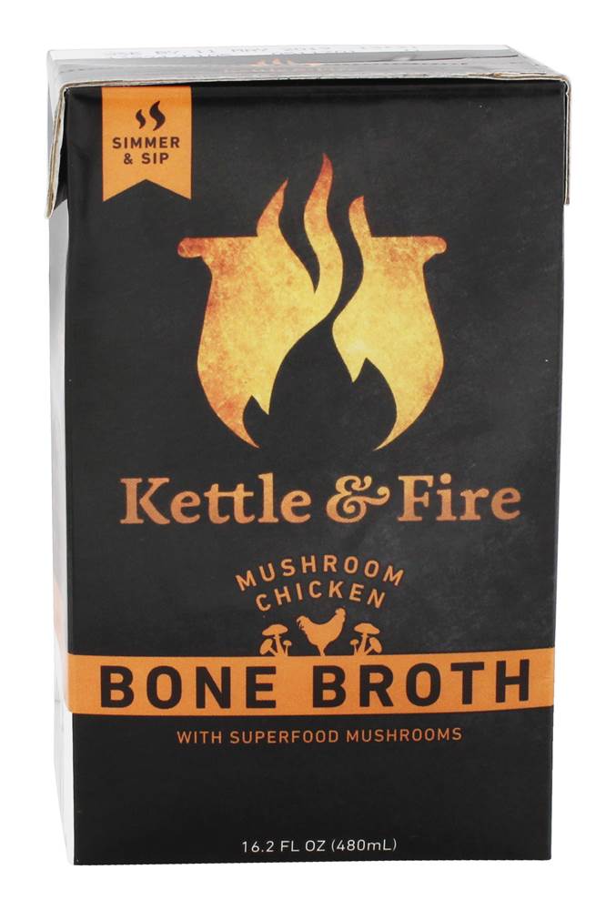 Kettle & Fire - Bone Broth Mushroom Chicken - 16.2 fl. oz.