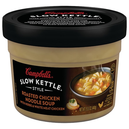 Campbell's Style Roasted Chicken Noodle Soup with Herbs & White Meat Chicken - 15.5 oz