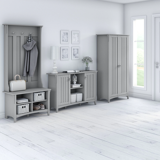 Buy Salinas Entryway Storage Set with Hall Tree, Shoe Bench and ...