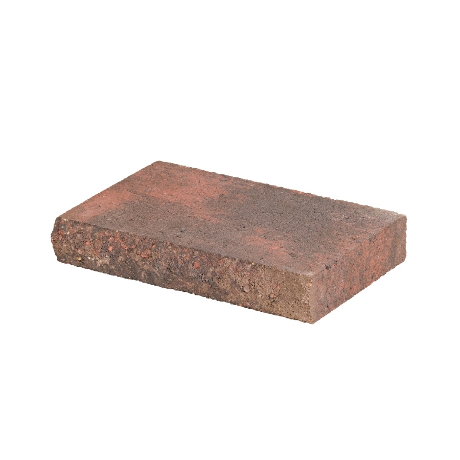 Lowe's Chiselwall 12-in L x 2-in H x 8-in D Autumn Blend Retaining Wall Cap in Red | 30536