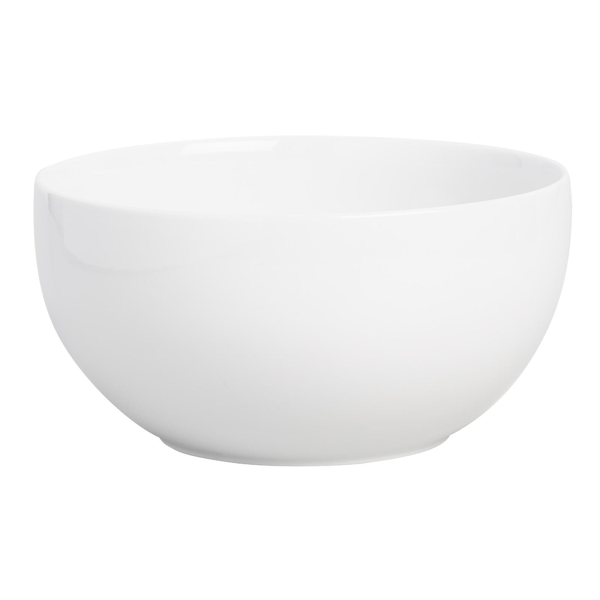 White Porcelain Coupe Serving Bowl by World Market