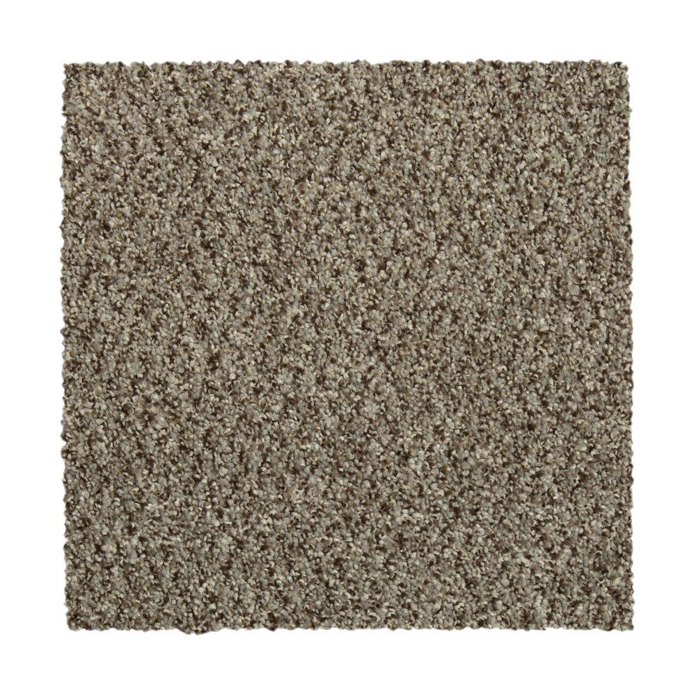 STAINMASTER Essentials Vibrant blend II Sequoia Textured Carpet (Indoor) Polyester in Brown | STP33-12-L009