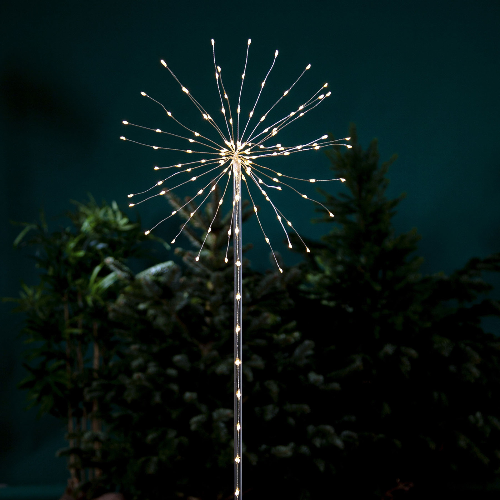 Firework Outdoor -LED-koristevalo lämmin valkoinen