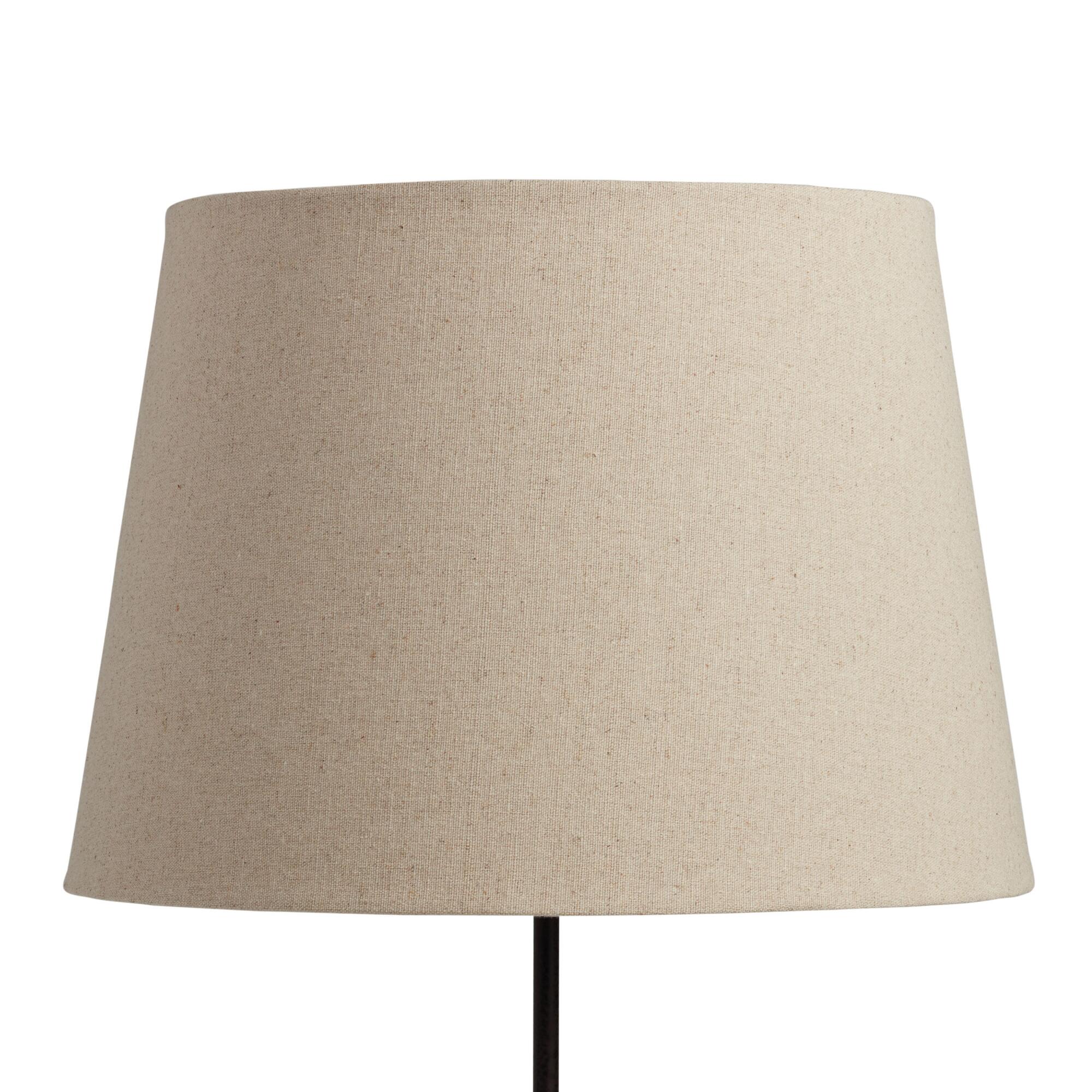 Natural Linen Table Lamp Shade - Fabric by World Market