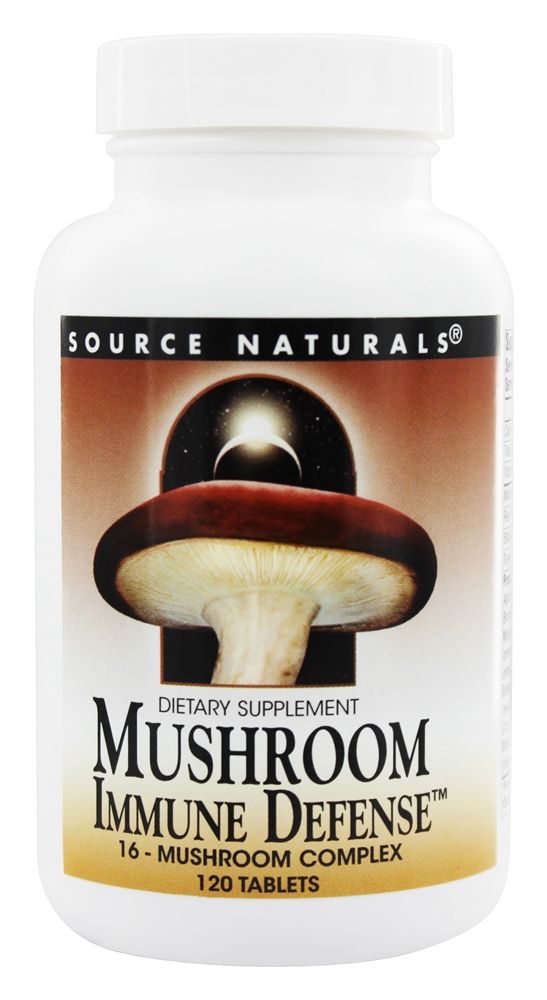 Source Naturals - Mushroom Immune Defense - 120 Tablets