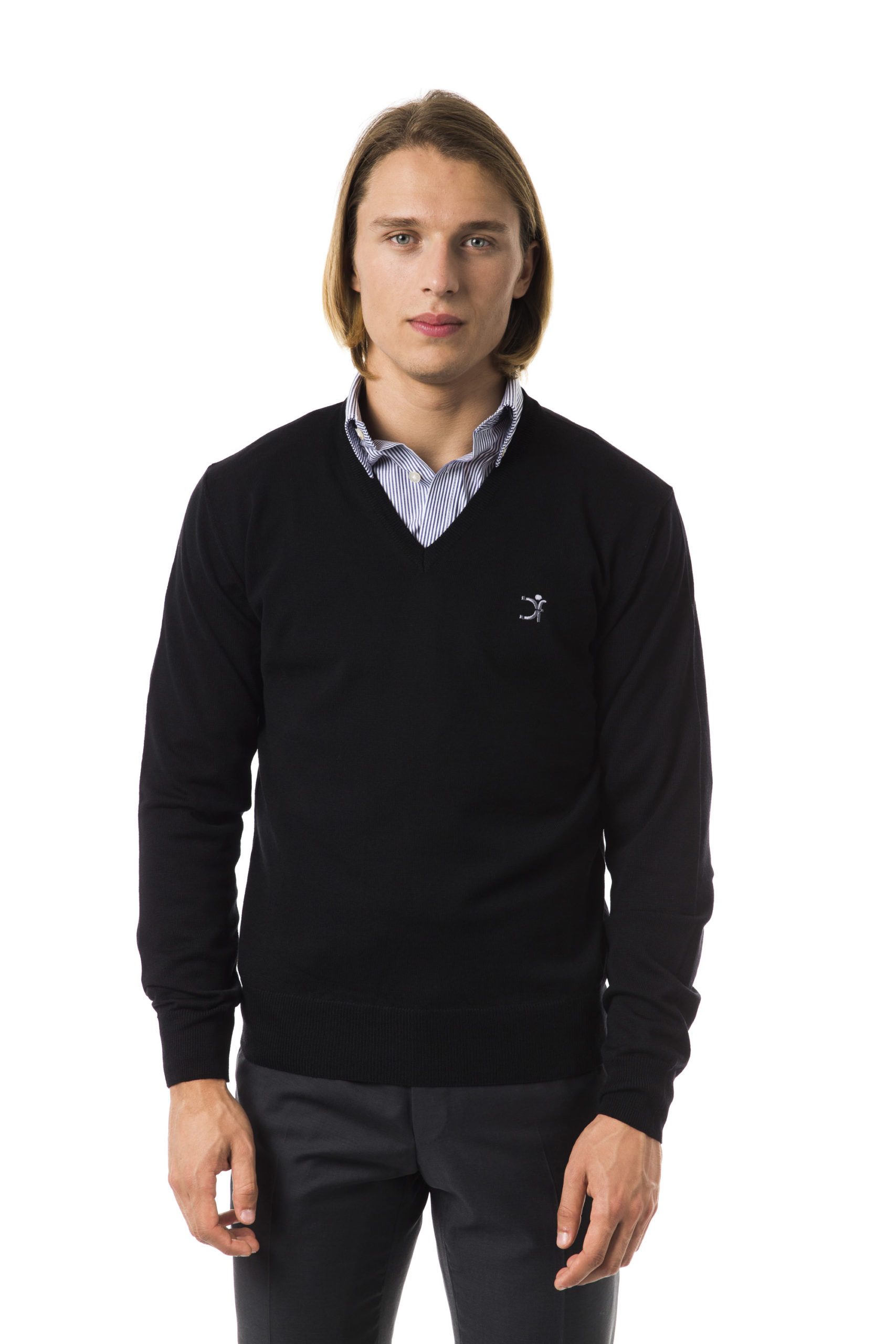 Uominitaliani Men's Nero Sweater Black UO816602 - XS