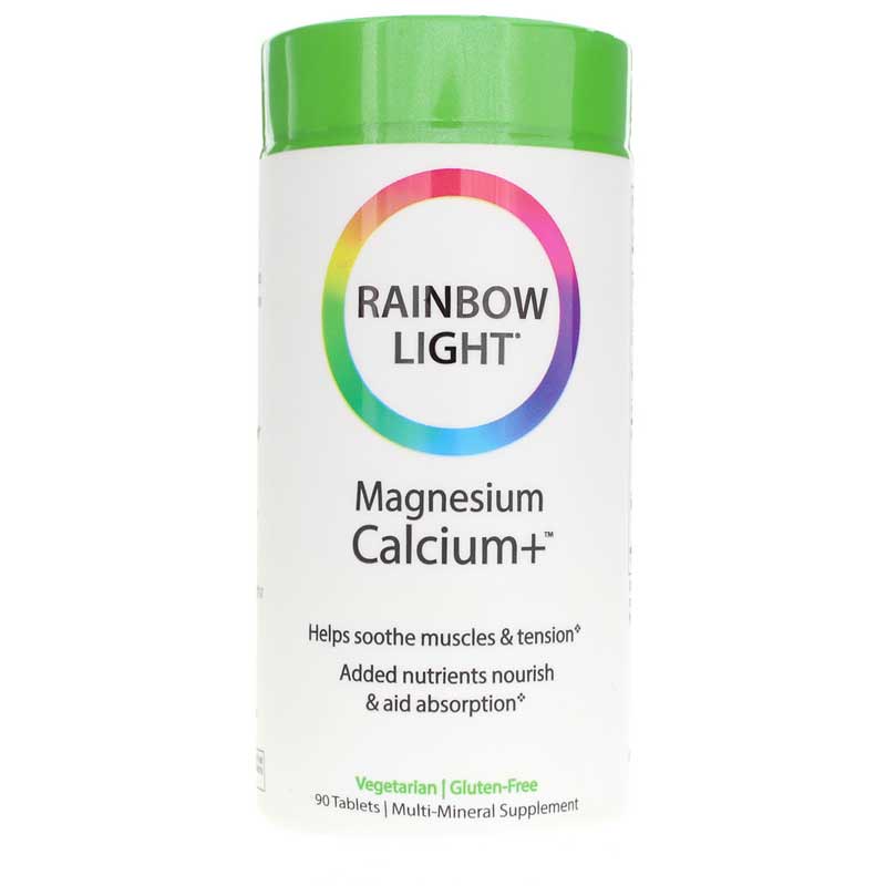 Rainbow Light Magnesium Calcium +, 90 Tablets