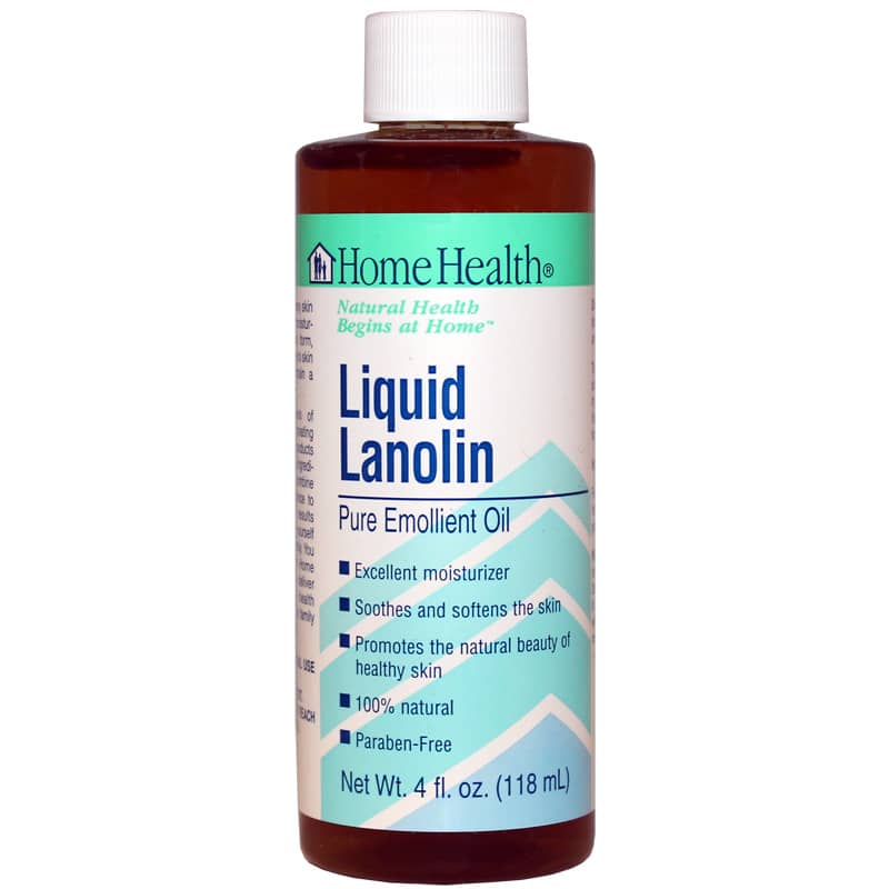 Home Health Liquid Lanolin Pure Emollient Oil 4 Oz