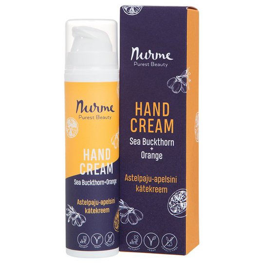 Nurme Hand Cream Sea Buckthorn + Orange, 50 ml