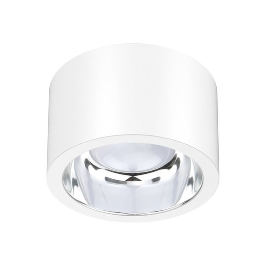 LED-kattokohdevalo ALG54, Ø 21,3 cm valkoinen