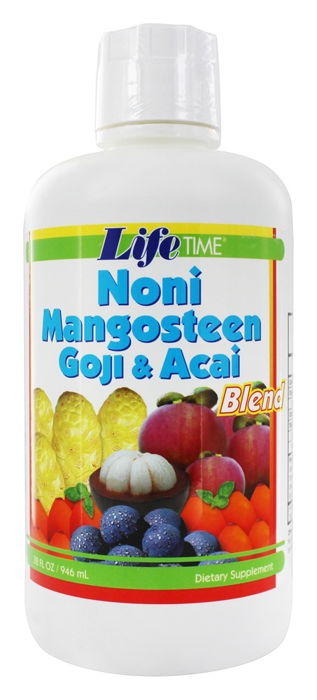 LifeTime Vitamins - Organic Noni Mangosteen Goji & Acai Blend - 32 fl. oz.