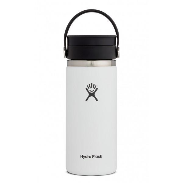 Hydro Flask Wide Mouth Flex Sip Lid 0,47l - Stainless Steel, White