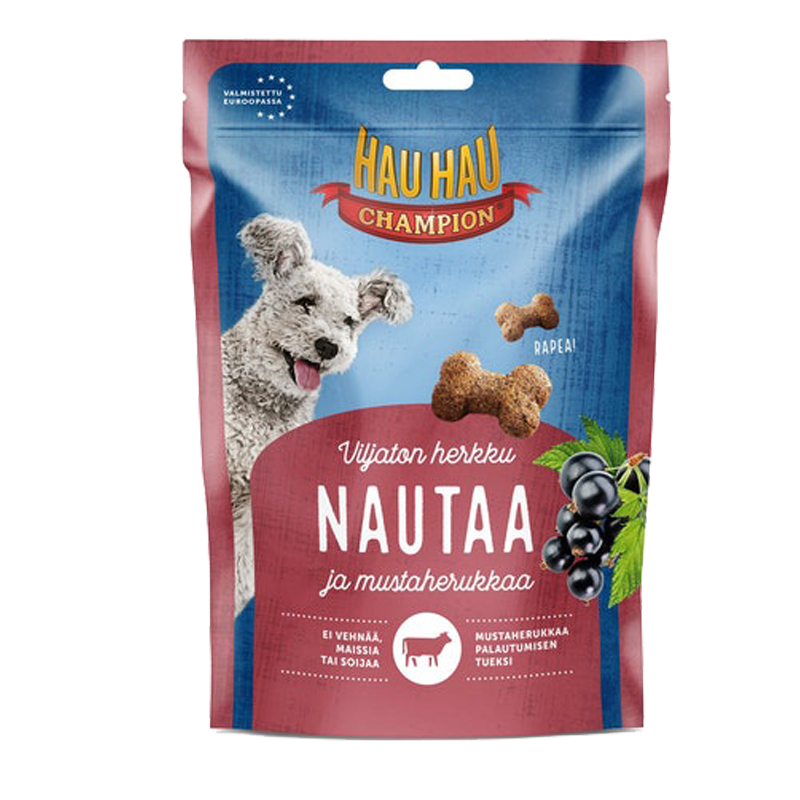 Koiranruoka Nautaa & Mustaherukkaa - 58% alennus