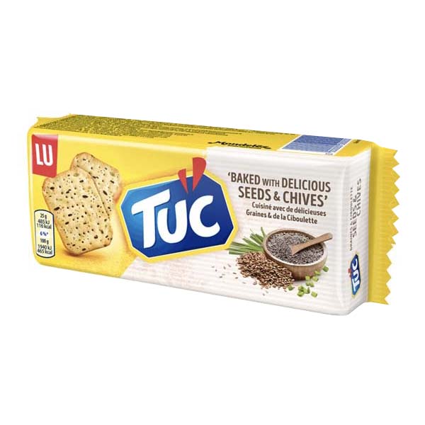 TUC Seeds and Chives - 104g