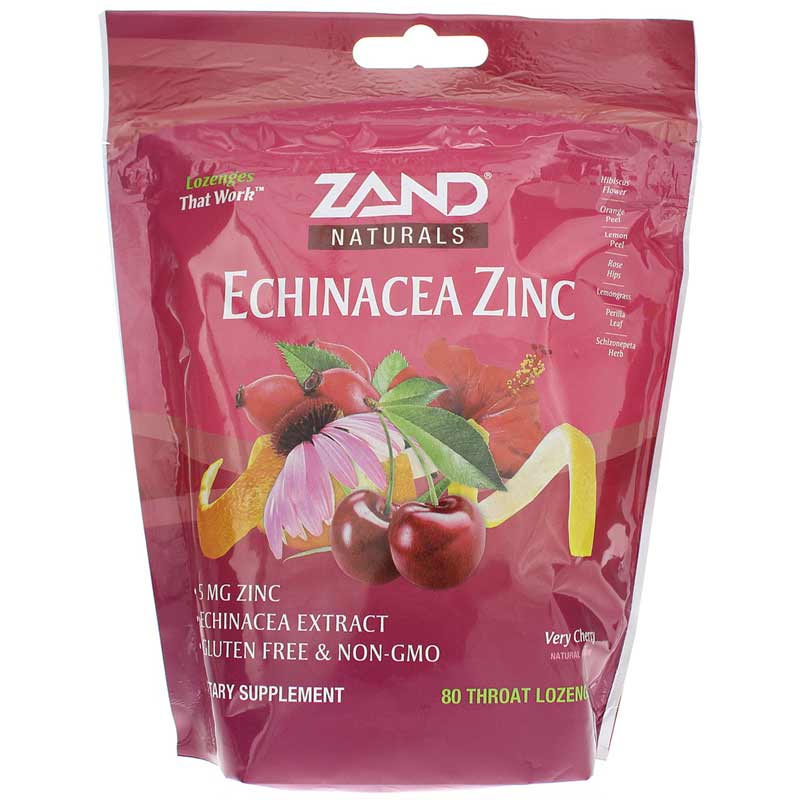 Zand Echinacea Zinc Herbalozenge Cherry 80 Lozenges