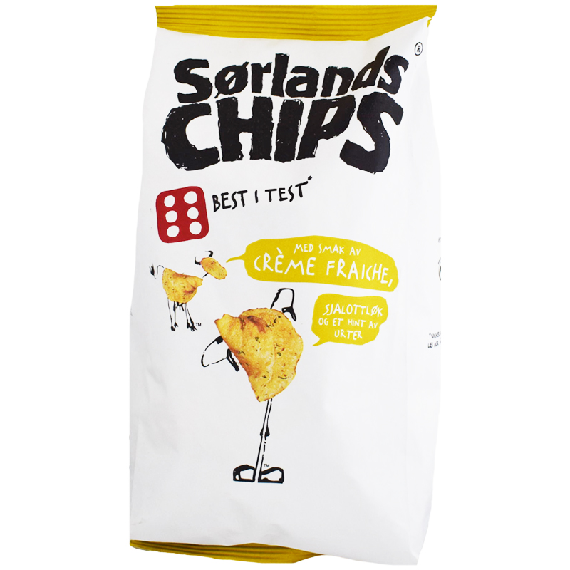 Chips "Crème Fraiche" 200g - 65% rabatt