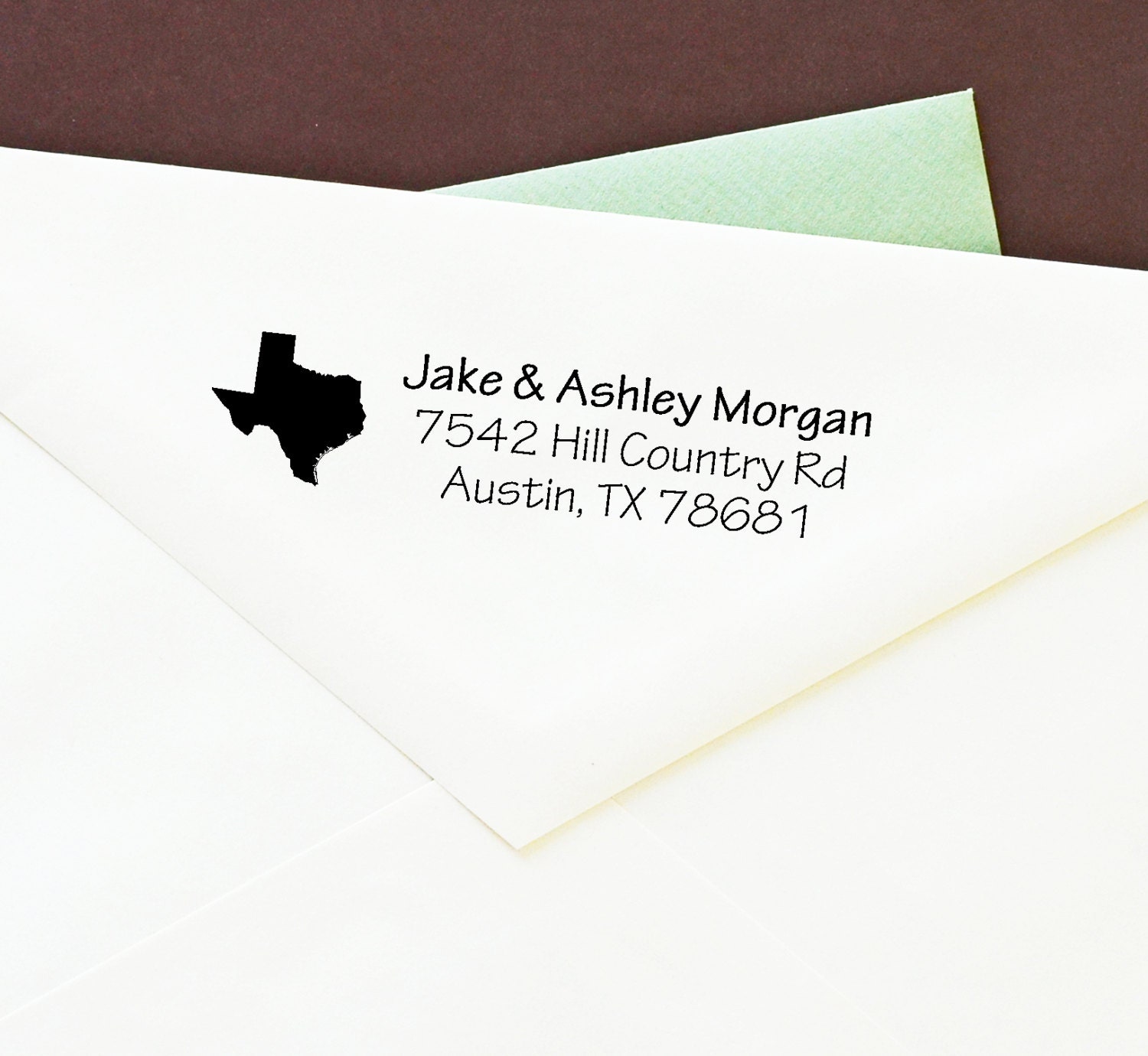 Custom Self-Inking Personalized Return Address Stamp - Choose Your State