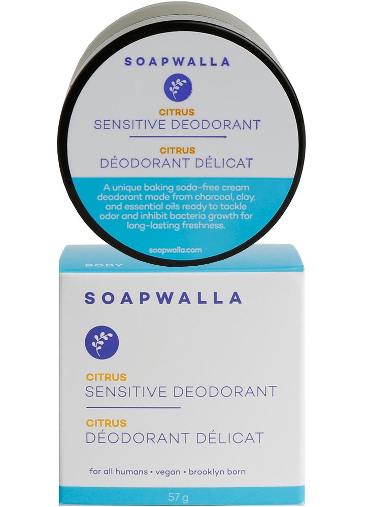 Soapwalla Sensitive Citrus Deodorant Cream