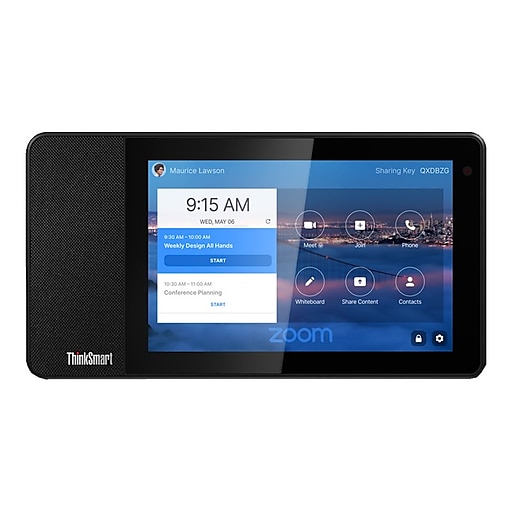 Lenovo ThinkSmart View for Zoom 8" Tablet, 2GB Business Black (ZA840013US)