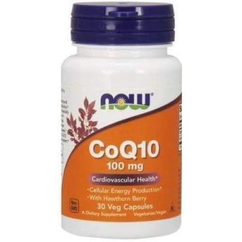 CoQ10 with Hawthorn Berry, 100mg - 30 vcaps