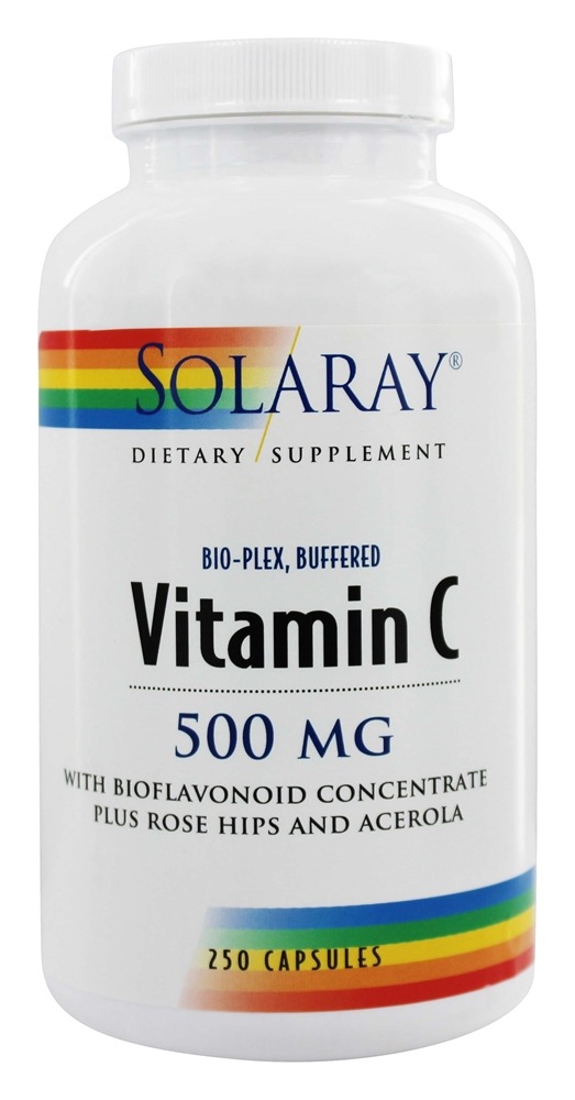 Solaray - Vitamin C Bio-Plex Buffered 500 mg. - 250 Capsules