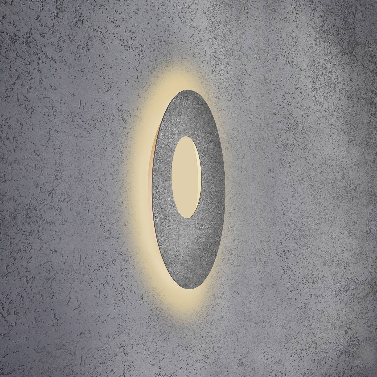 Escale Blade Open -LED-seinävalaisin betoni, Ø59cm