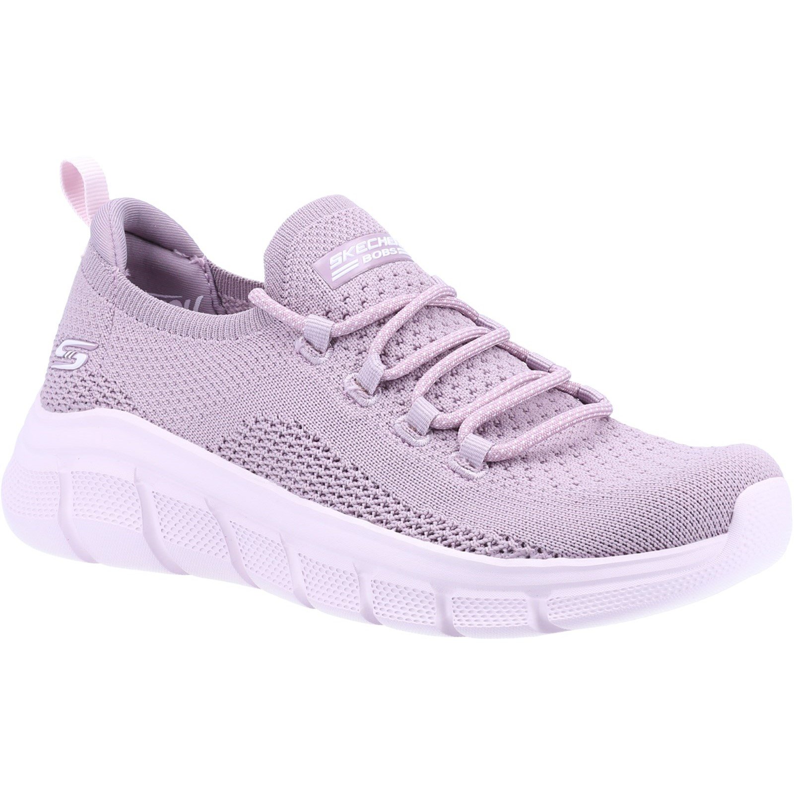 Skechers Women's Bobs B Flex Unknown Journey Trainer Burgundy 32129 - Burgundy 6