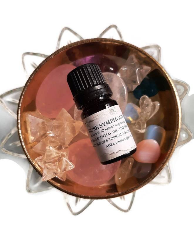 Rose Symphony Essential Oil Blend. Rosy Oils From Around The World With Rose Wax & Absolutes. 5 Ml