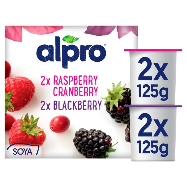 Alpro Raspberry-Cranberry & Blackberry Yoghurt Alternative