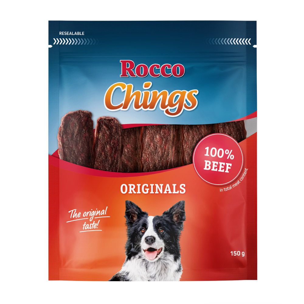 Rocco Chings Originals Beef - Super Saver Pack: 12 x 150g