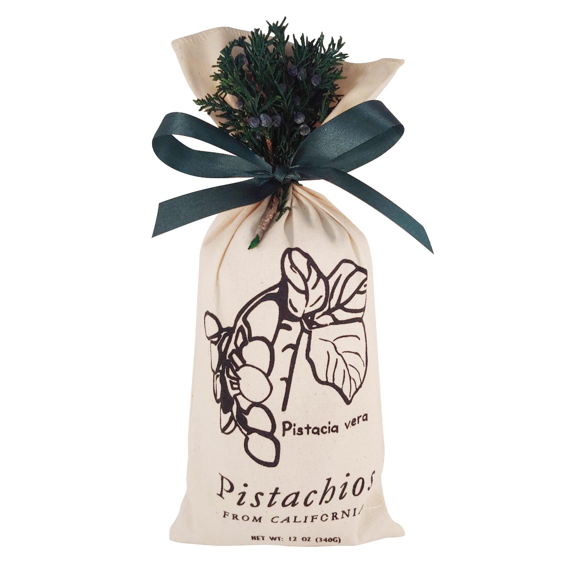 Dry Roasted Pistachios Cotton Gift Bag by World Market