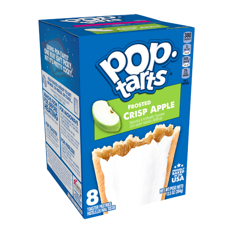 Kelloggs Pop-Tarts Frosted Crisp Apple 384g