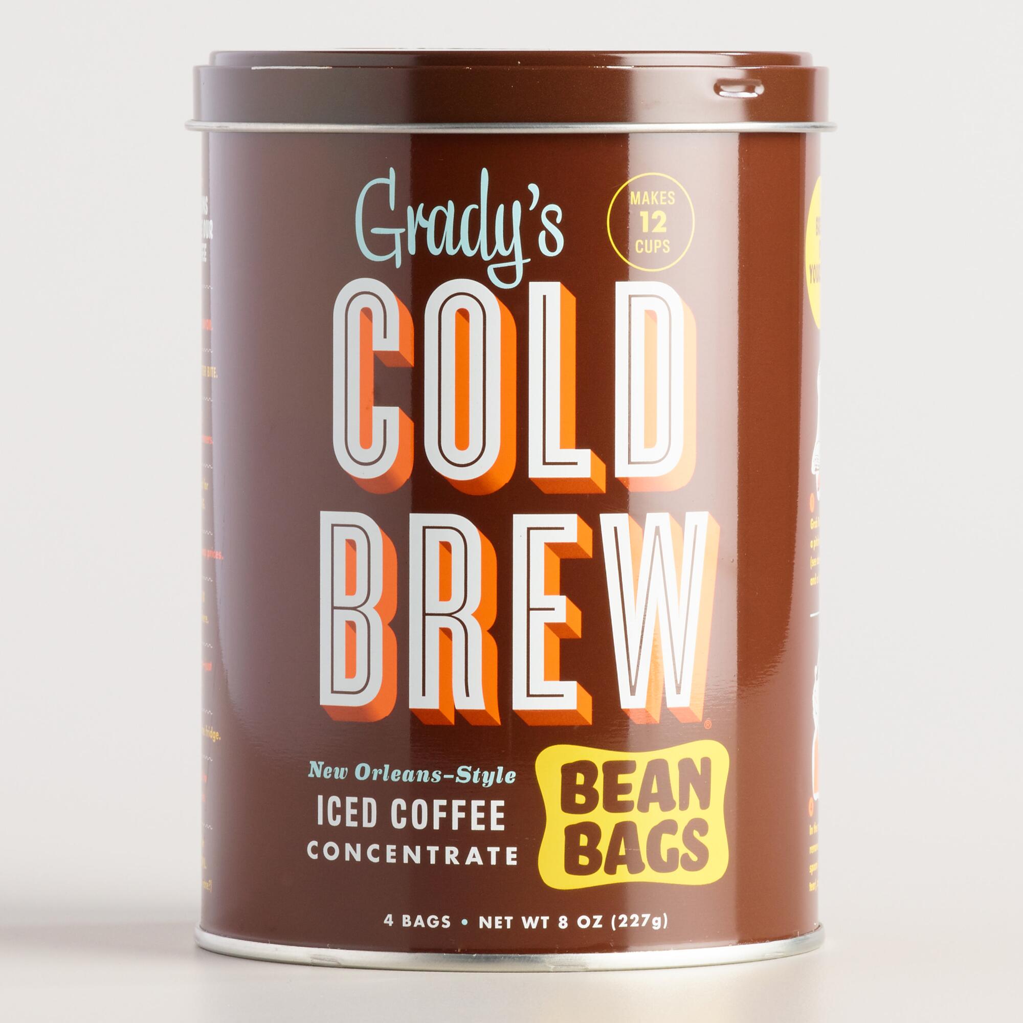 Grady's Cold Brew Bean Bag Can 4 Count by World Market