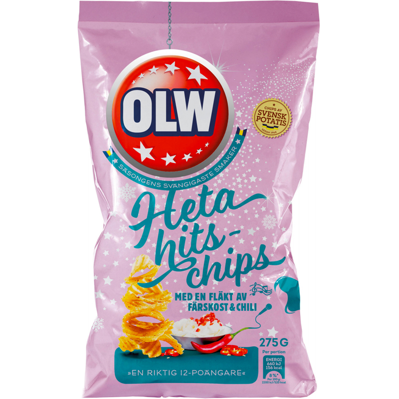 Chips "Heta Hits" 275g - 69% rabatt