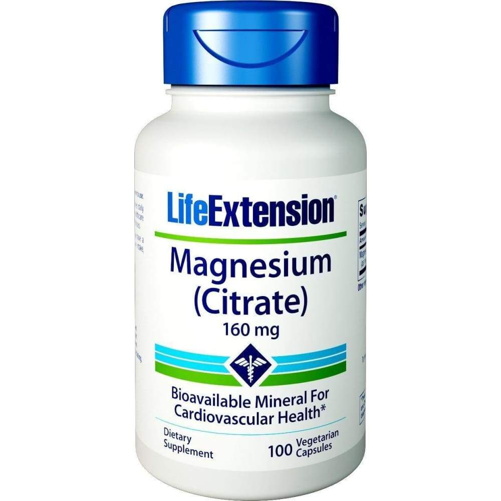Magnesium (Citrate), 160mg - 100 vcaps
